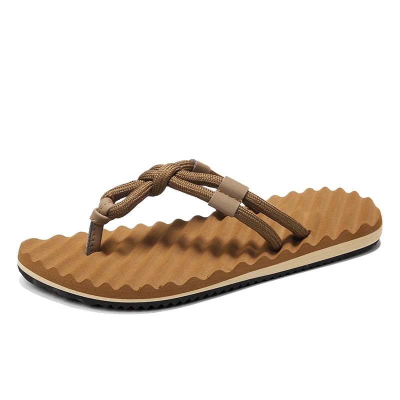

Beach Male Slipper Flip Flops Shiatsu Men's Shoe Roman Mascullino Rubber Designer Luxury Adult Original Eva Comfortable Slides