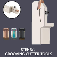 STEHR2525 25mm T50 T65 T80 T100 CNC Grooving Cutter Holder Tool Bar Extended Depth Of Cut lathe tools STEHL DT08 Carbide Inserts