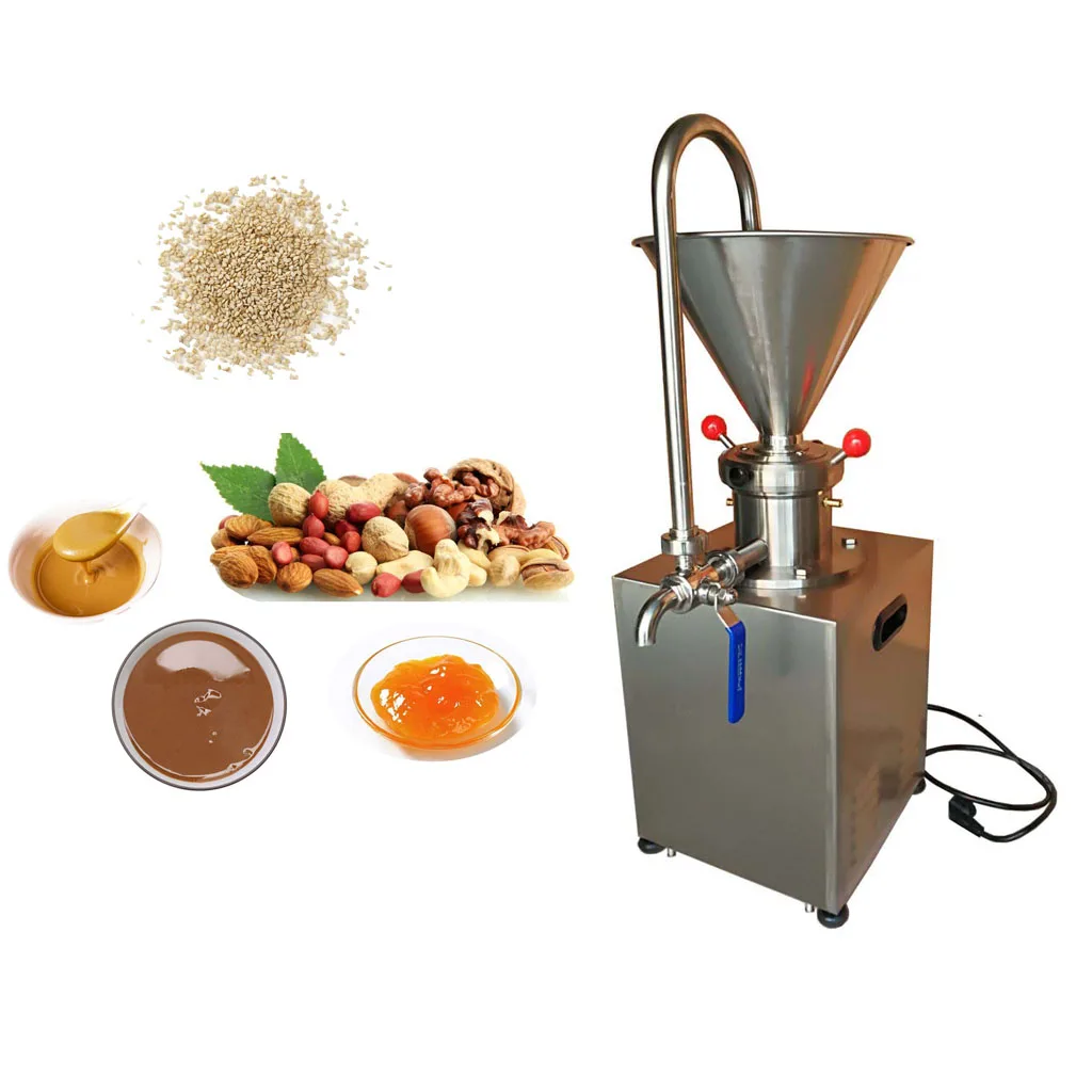 

Food grade Peanut butter making machine sesame grinding machine/cocoa tahini paste maker HJ-MJC-60