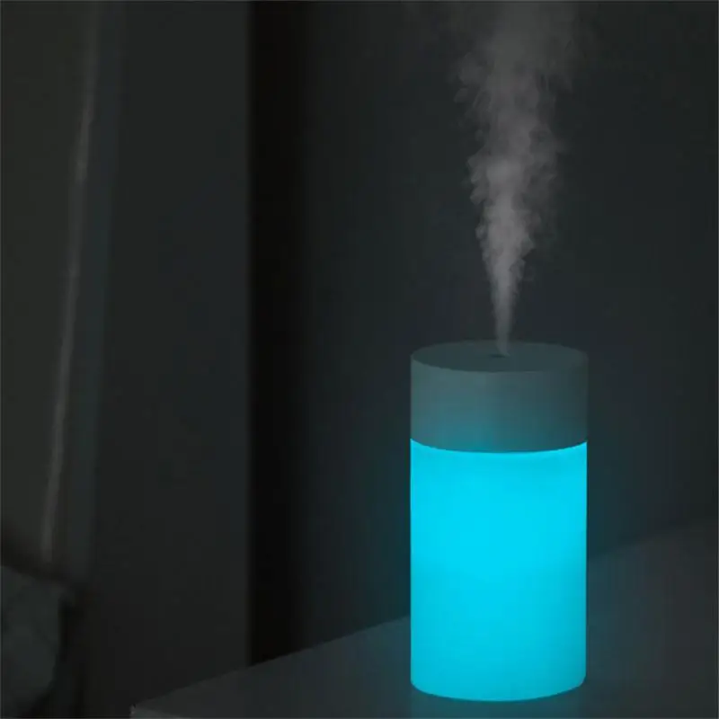 260ml Mini Air Humidifier Purifier Colorful Night Light Mute USB Essential Oil Atomizer Portable Aromatherapy Diffuser  For Home