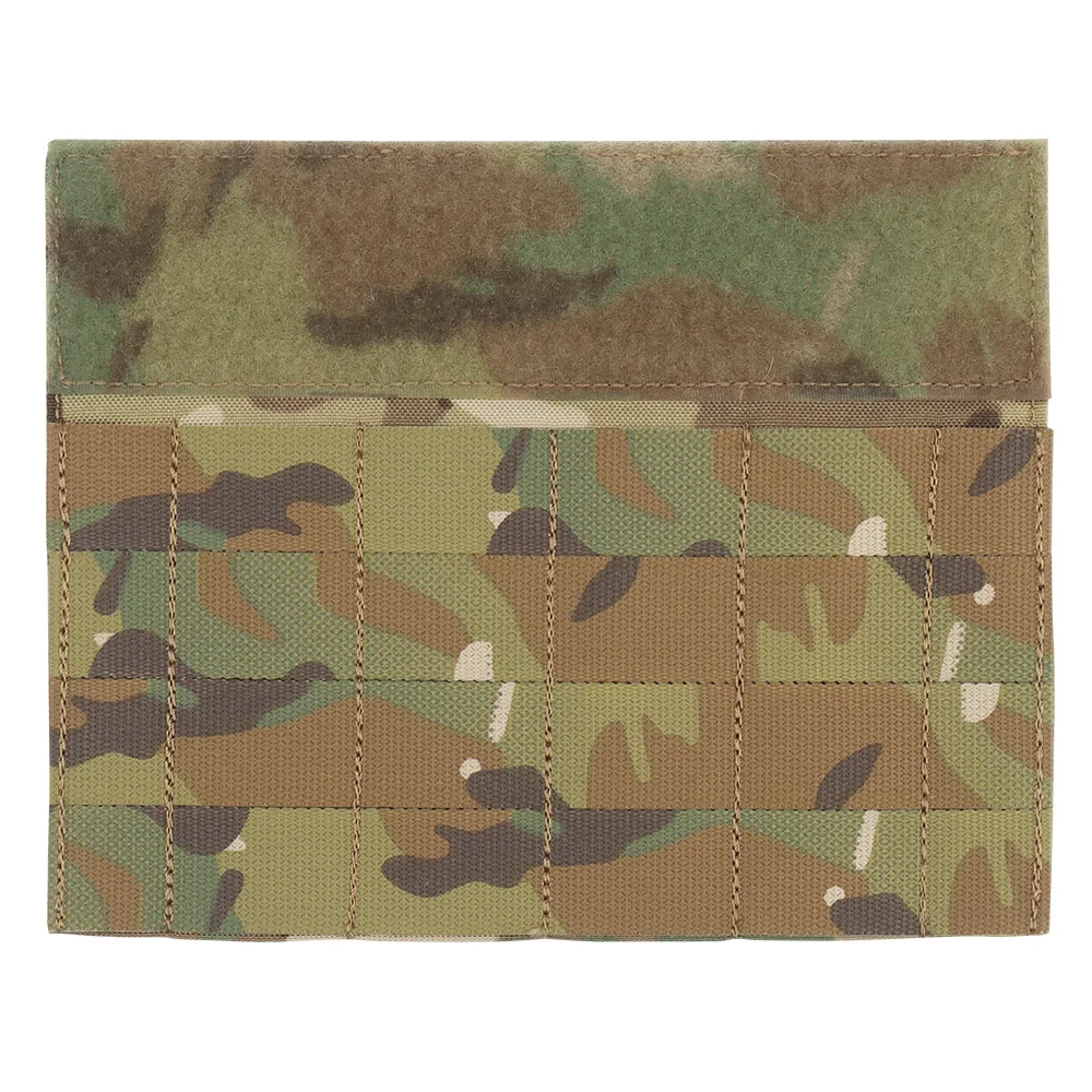 Tactical Vest Plate Carrier Front Panel MOLLE Full Flap MK3 MK4 Chest Rig Micro Fight Chassis Hanging Panel Mag Pouch Adapter