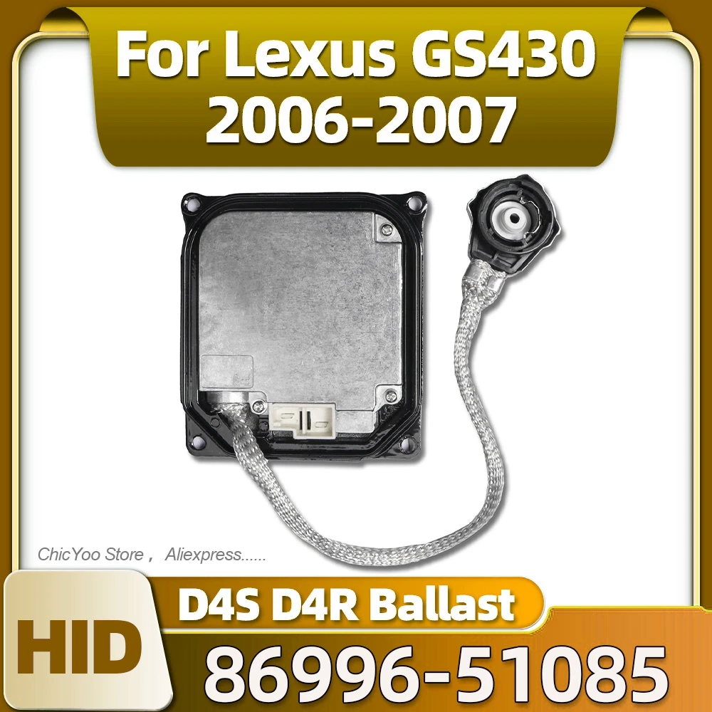 

86996-51085 HID Xenon Ballast D4S D4R 8596724010 Control Unit KDLT003 39000-73622 For Lexus GS430 2006 2007