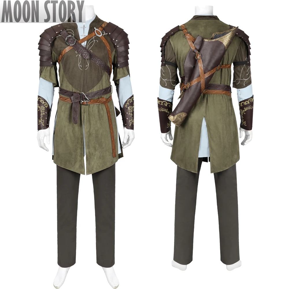 Lord of the Rings The Fellowship of the Ring Legolas Cosplay Costume The Elf Prince Full Set With Cloak