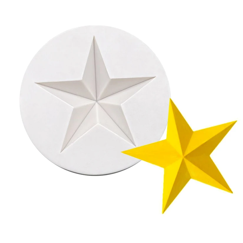 Star Silicone Mold Sugarcraft Chocolate Cupcake Baking Mold Fondant Cake Decorating Tools