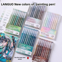 LANGUO New Colors 45/9 Morandi Colorful Gel Pen Student Marker Notebook Painting Color Pen Office School Supplies Stationery