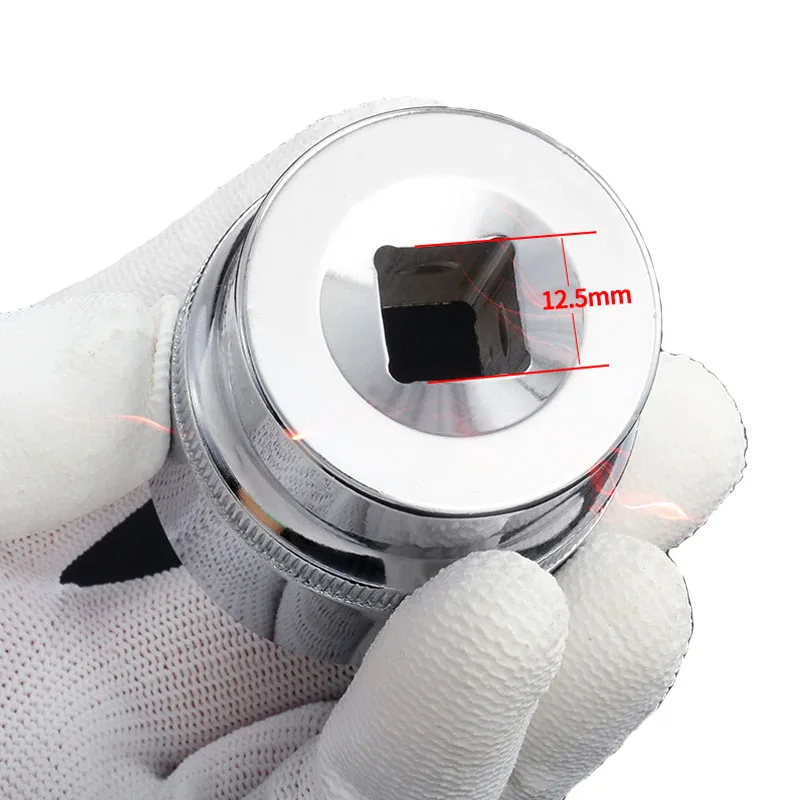 Imagem -02 - Hex Socket Wrench Head Drive Metric Point Cr-v Alloy Anti-rust Tamanho Grande Spanner Head 36 mm 2