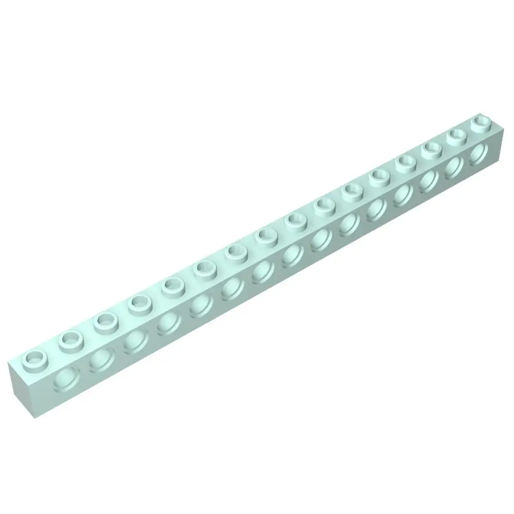 Gobricks 1 قطعة MOC الطوب 1x16 15 ثقوب متوافقة مع 3703 أجزاء نموذج اللبنات الاطفال ألعاب تعليمية هدايا عيد الميلاد