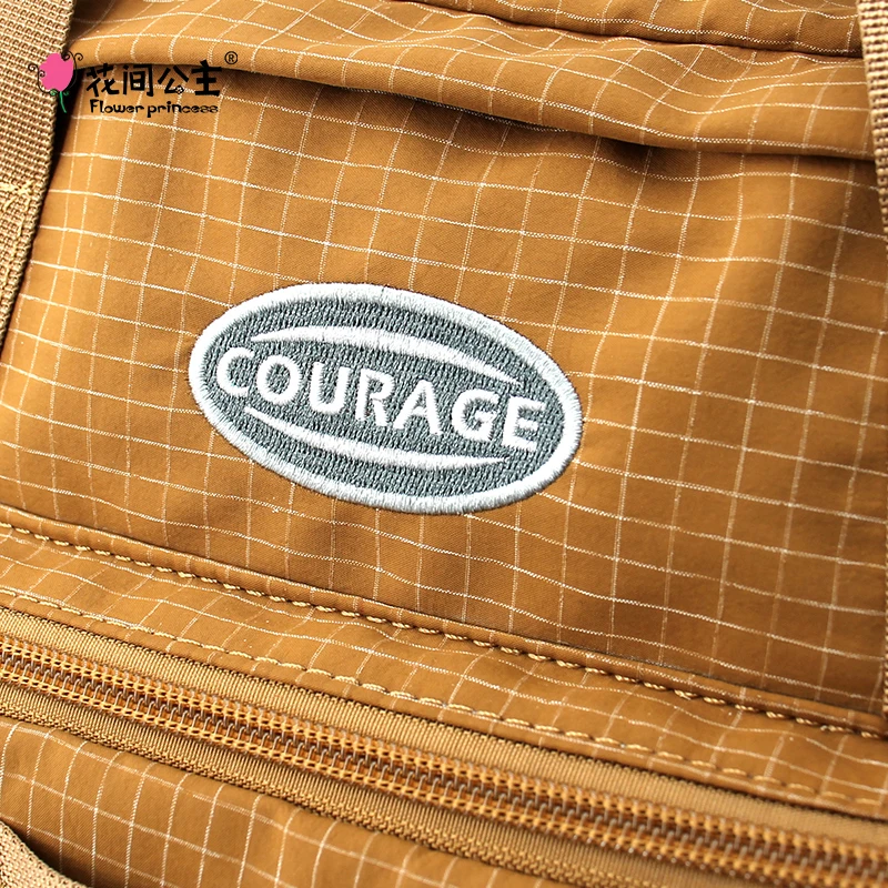 Flower Princess Courage Women's Bag 2025 Original Light Outdoor Travel Handbag Large Multi functional Crossbody Bag Backpacks
