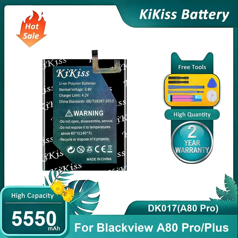 

Сменный аккумулятор для мобильного телефона Blackview A80 Pro/Plus, DK017(A80 Pro), 5550 мАч