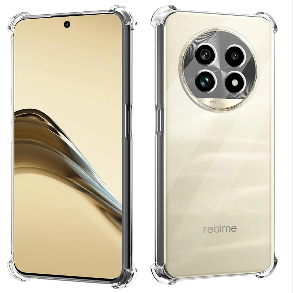 Fall für Realme 13 Pro plus verstärkte Ecke Soft TPU klare stoß feste Abdeckung für Realme 13 Pro plus Realme13 Pro plus 5g