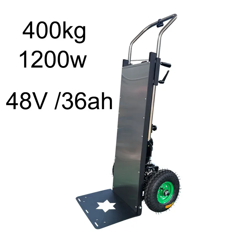 400kg 1200W auto elettrica per salire le scale, carrello a mano scalatore per scale carrello per arrampicata camion piatto su e giù macchina per