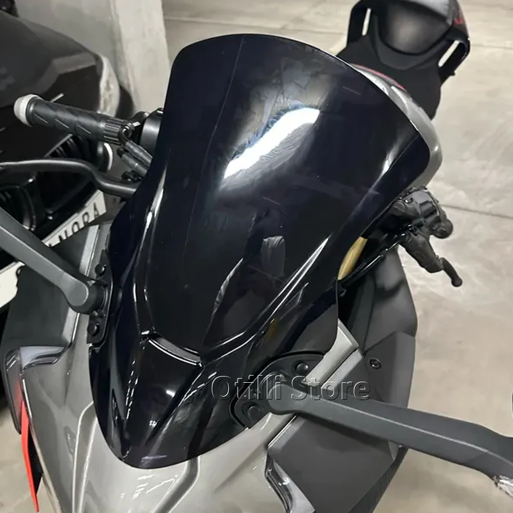 Для CFMOTO 450 SR 2022 2023: Гоночный ветровой дефлектор для мотоцикла, двойное ветровое стекло, экран-дефлектор, винглеты