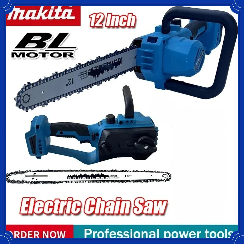 

Makita 7000RPM Brushless Electric Chain Saw 600W Cordless Handheld Chainsaw Graden Pruning Power Tool