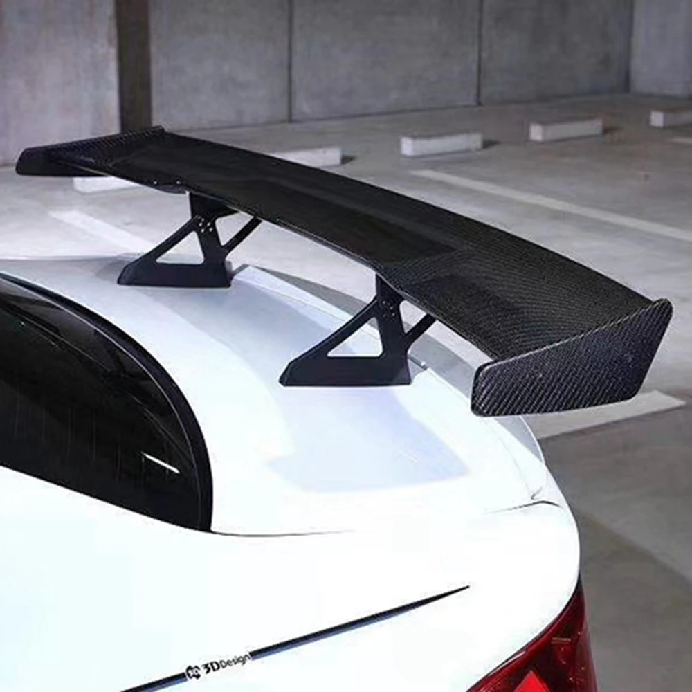 FOR BMW M3 F80 M4 F82  Rear Trunk Spoiler Guide Wing Rear Wing Car Trunk Diverter 3D Style Carbon Fiber Tail fins