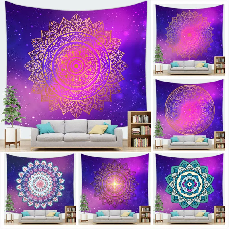 Mandala Totem Tapestry Wall Hanging Mandala Decor Tapestry Wall Hanging Mandala Party Home Decoration Background Wall Decor