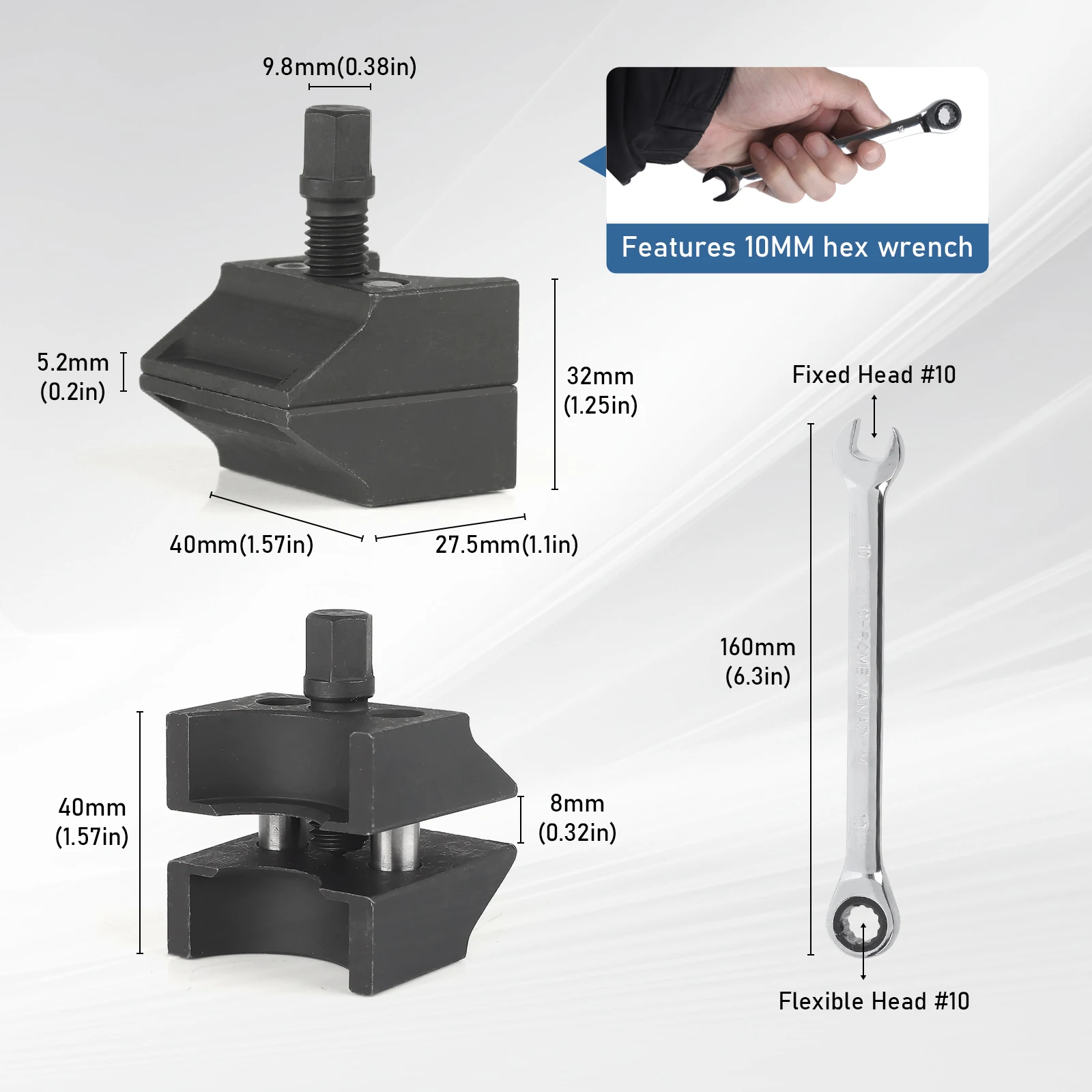 سيارة تعليق سبليت محور توجيه المفصل مفرشة مع المقبس أداة تعليق تبختر أداة مفرشة لفولكس واجن أودي BMW فورد الخ
