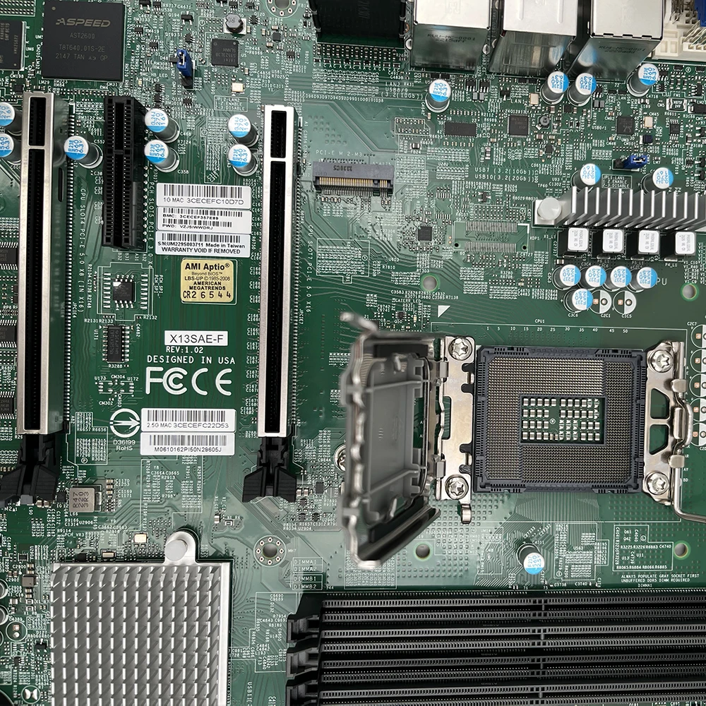 X13SAE-F Für Supermicro Motherboard 12. Generation Core i9 i7 i5 i3 Single Socket LGA-1700