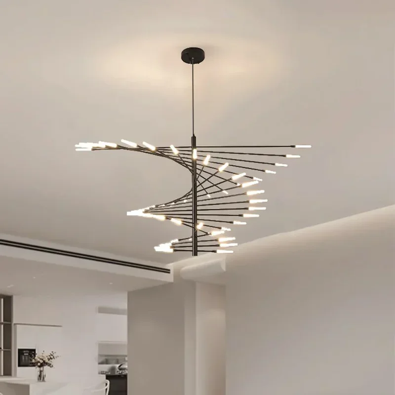 

Modern Chandelier Fireworks Lights LED Luster Indoor Lighting for Living Room Dining Room Bedroom Hall Home Decor Lustre Fixture