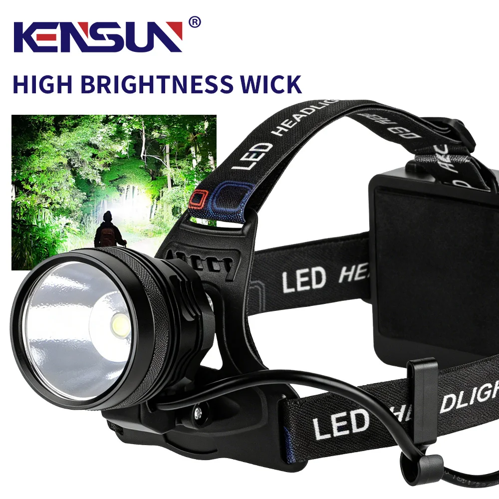 2026 New High Power LED Headlamp USB Rechargeable Strong Light Zoom Ultra Long Range Flashlight Work Light Fishing Hiking Lamp