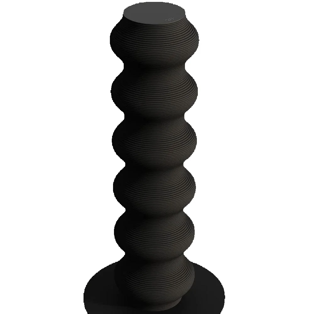 FurryTail Kratzbaum, Kratzständer, kratz- und abriebfest, einzigartiges Design, aus Rattan, geeignet für Haushalte mit einer oder mehreren Katzen, weiß/schwarz, 43 x 16 x 89 cm