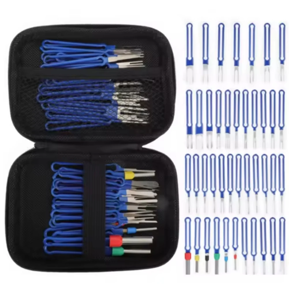 41PCS Automotive Most Cable Connector Terminal Removal Kit With Storage Box Car Optional Wire Terminal Removal Tools