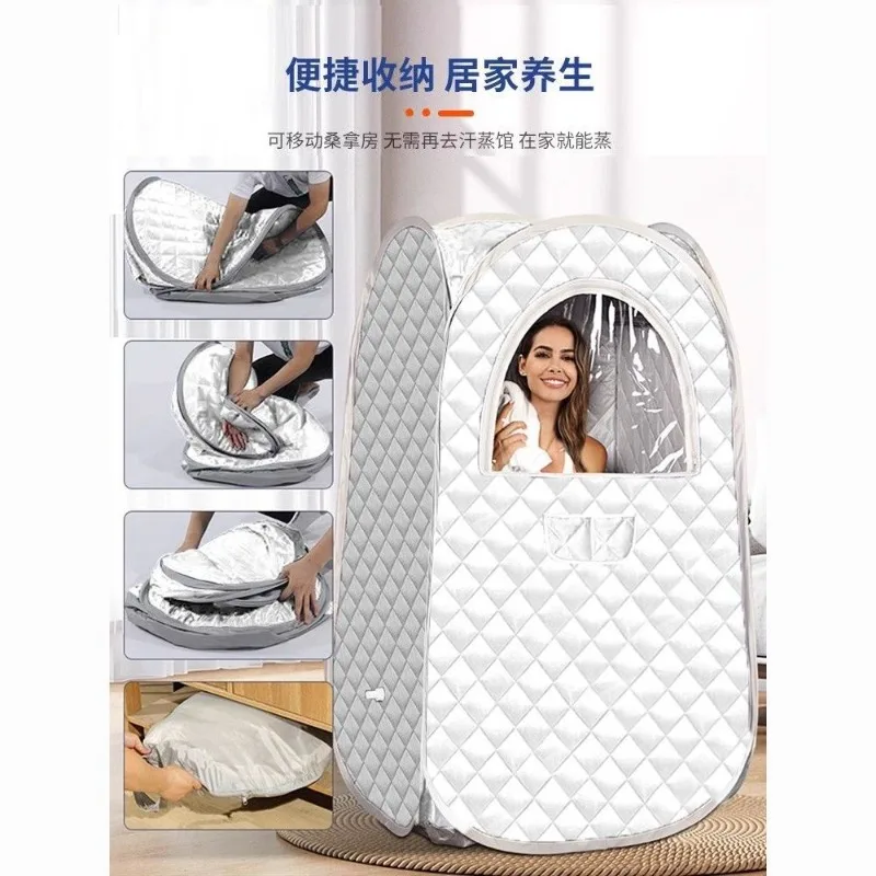 

Sweat steam box home whole body detox confinement sauna home steam sweating bath box traditional Chinese medicine fumigation buc