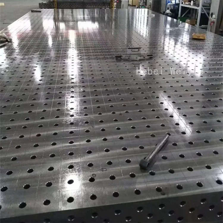 Hebei New 3D Cast Iron Welding Table Three-dimensional Flexible Platforms