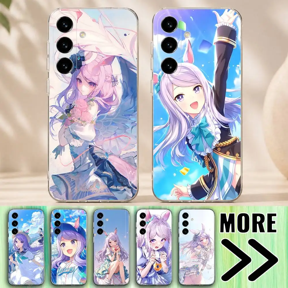 Mejiro McQueen UmaMusume Phone Case for Samsung Galaxy A71 70 52 51 31 30 A30S 21S A12 A10 Transparent Cover