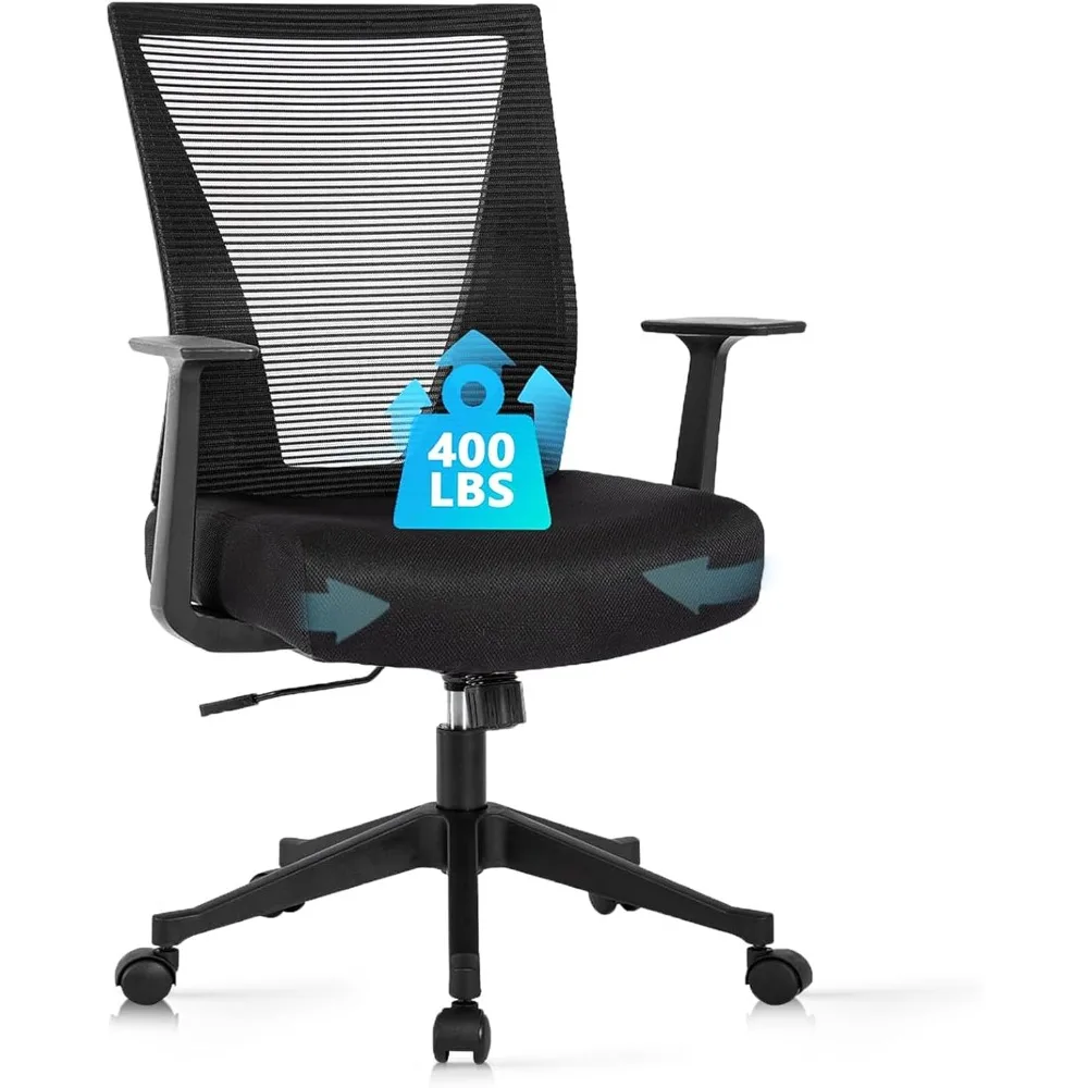 

Home Office Chair Ergonomic Desk Chair Mesh Computer Chairs with Armrests Executive Rolling Wheels Swivel Heavy Duty Chairs Off