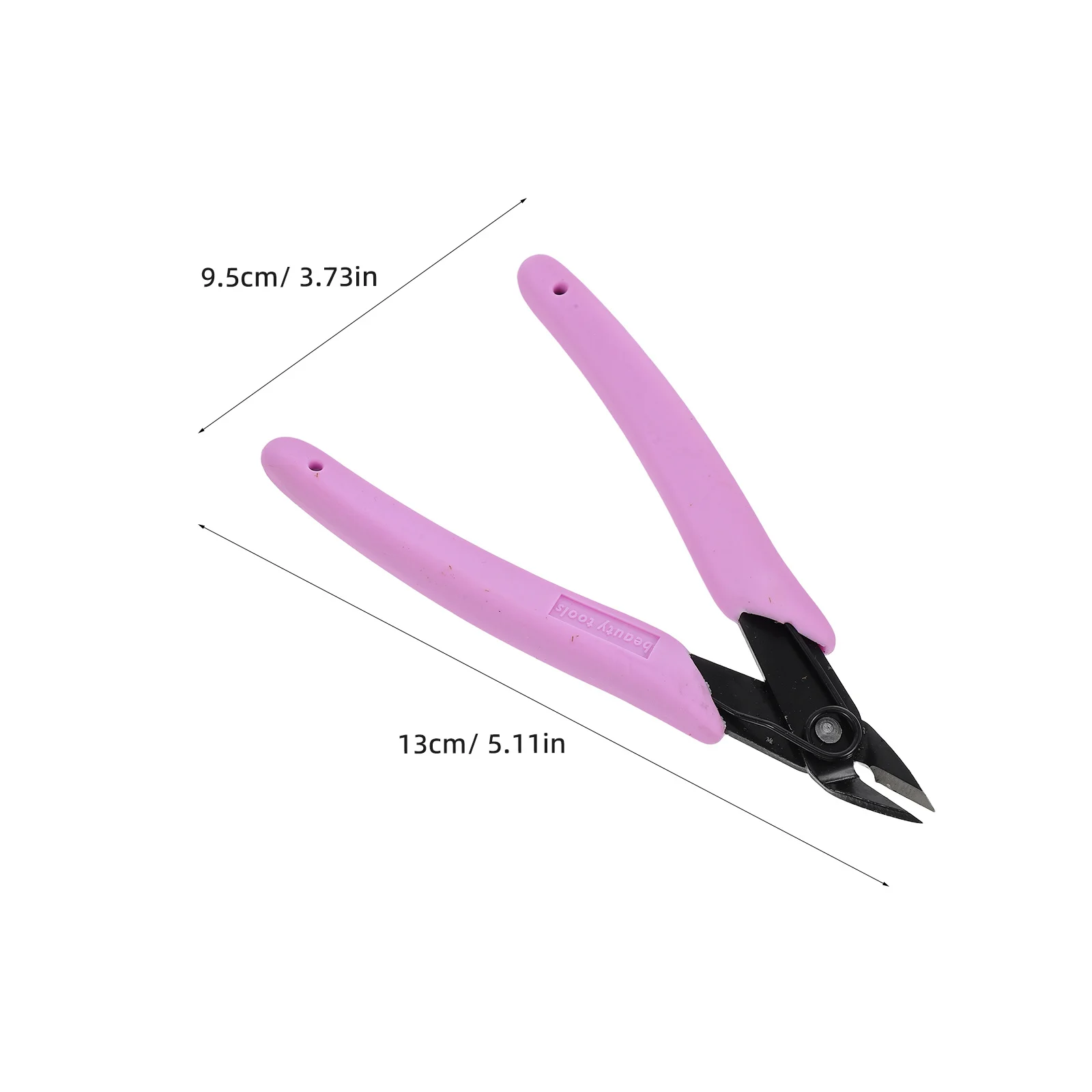 Narzędzie do usuwania ozdób na paznokcie, przenośny obcinak do cyrkonii ze stali nierdzewnej do dekoracji manicure DIY, wielofunkcyjne szczypce.