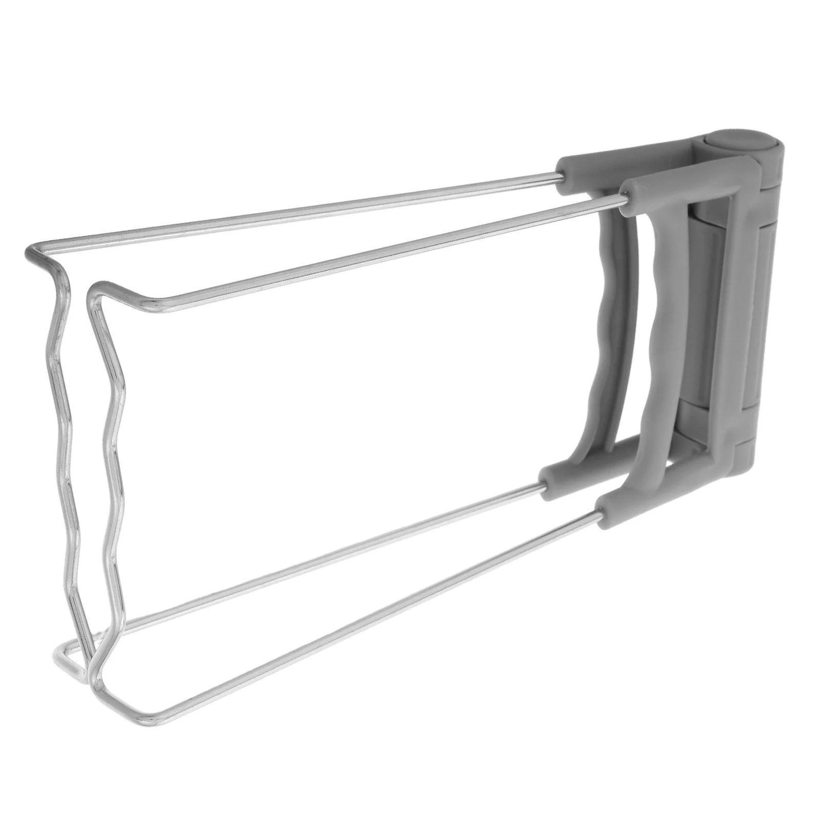 1 stücke Anti Verbrühungen Chuck Geschirr Halter Clamp Tong Edelstahl Halterung Klapp Schalen Heber Küche Werkzeug Wärmedämmung