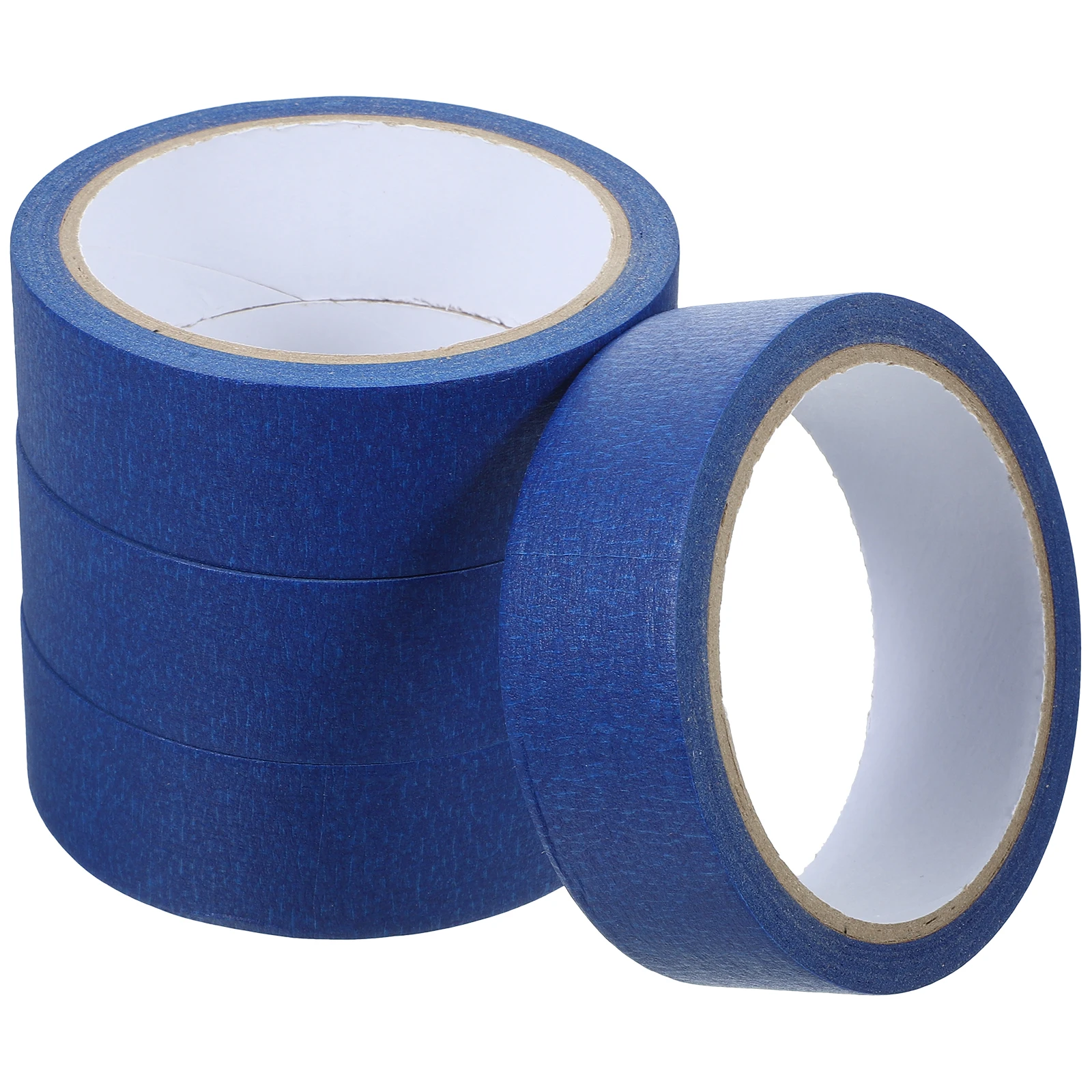 

4 Rolls Blue Masking Tape for Painting Crafts Adhesive DIY Art Walls Drywall Tile Glass Surface Protection