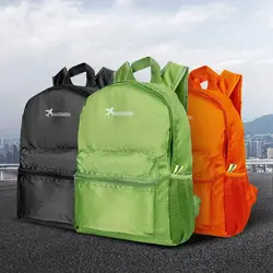 Fashion Foldable Backpack  Large Capacity Students School Bag Simple Waterproof Shoulder Bags Laptop Backpacks