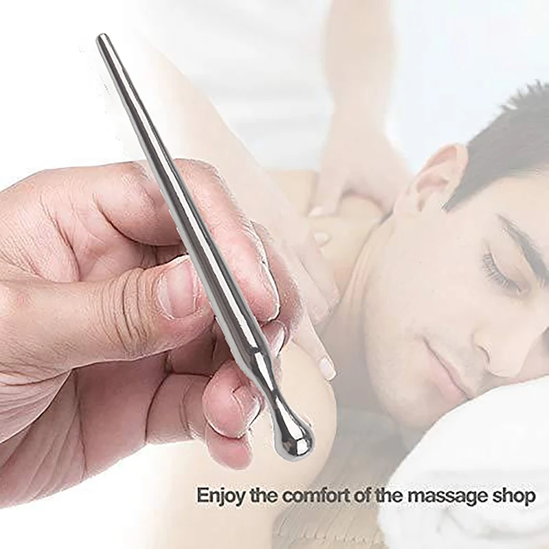 

Metal Acupuncture Pen with Manual Trigger Point Stimulation Deep Tissue Massage Tool for Body Pain Relief and Care
