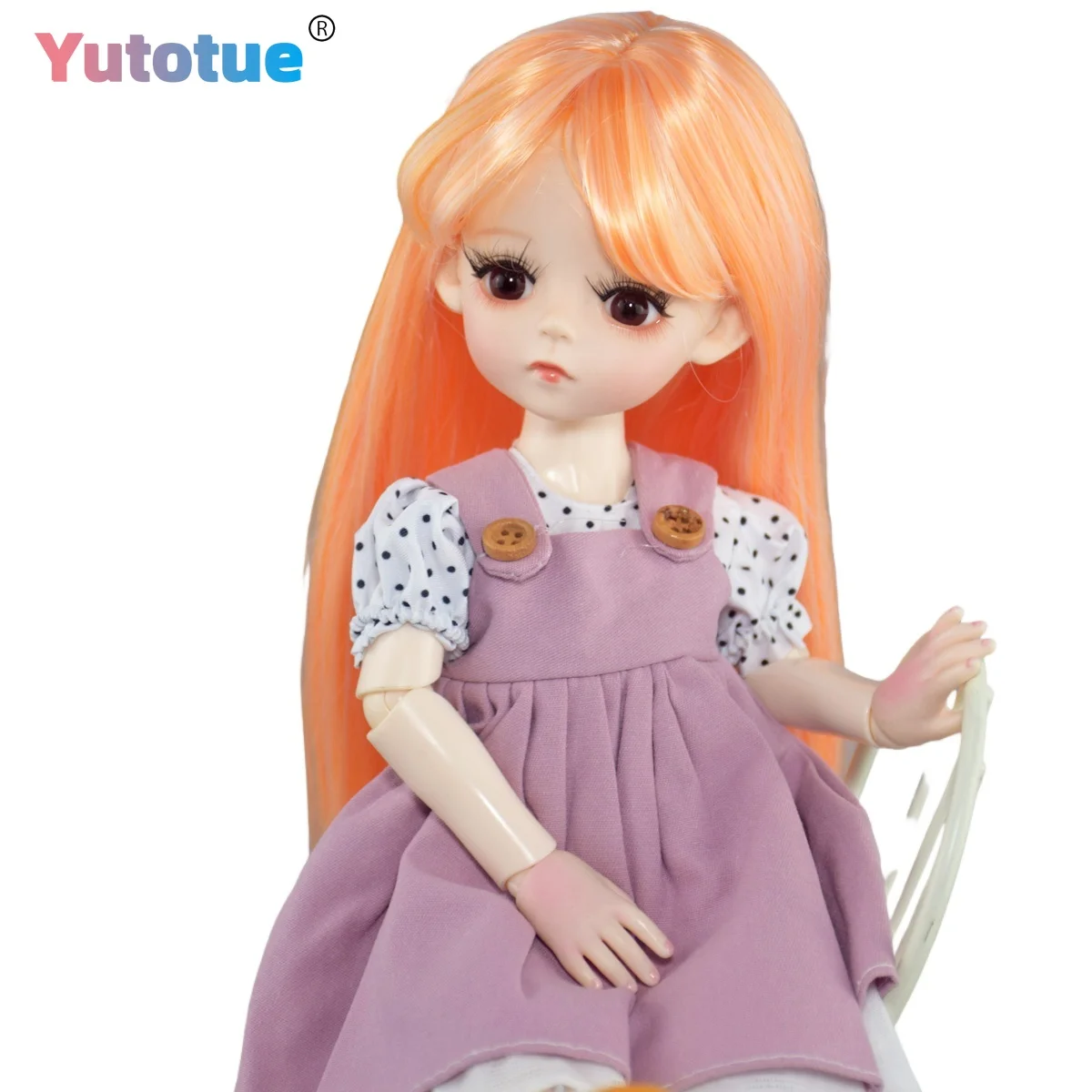 

YUTOTUE 30 см высота кукла для девочек, игрушка, обновленная одежда для макияжа, обувь, парик, полный комплект, кукла BJD