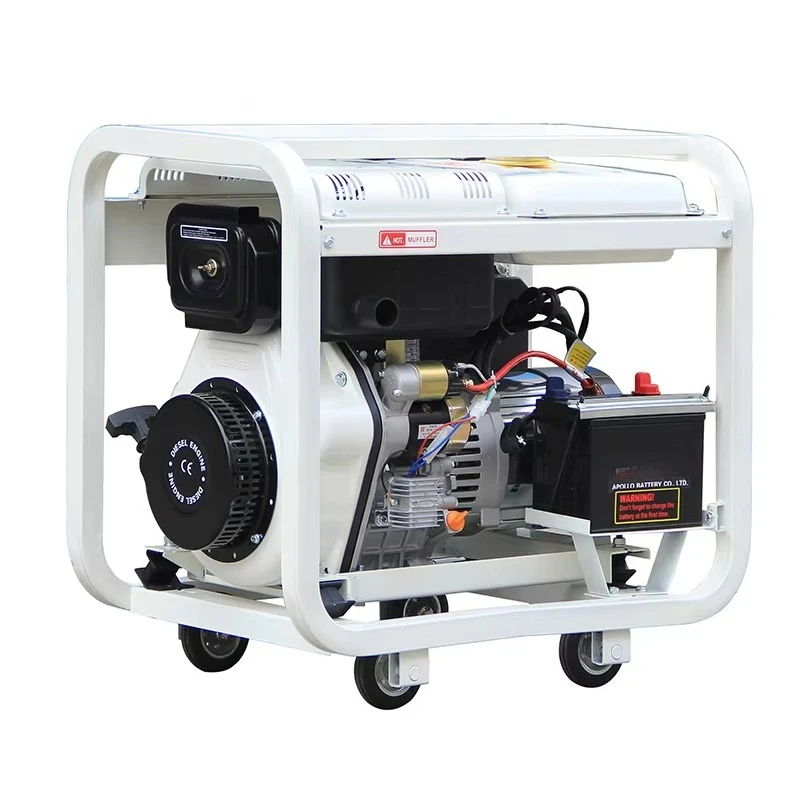 7.5KVA/6KW 50Hz 220/380V Open-Frame DG8000E3 Portable Generators for Home Wth  Engine 192FB