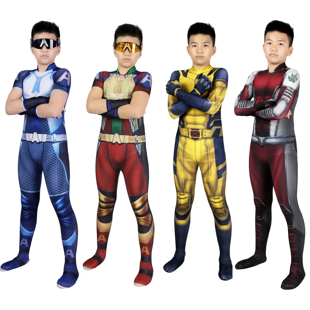 New Arrival Boy Costumes Kids Zentai Suit Golf Wof Cosplay A Train Costume Beast Fancy Dress Ant Jumpsuit Outfit