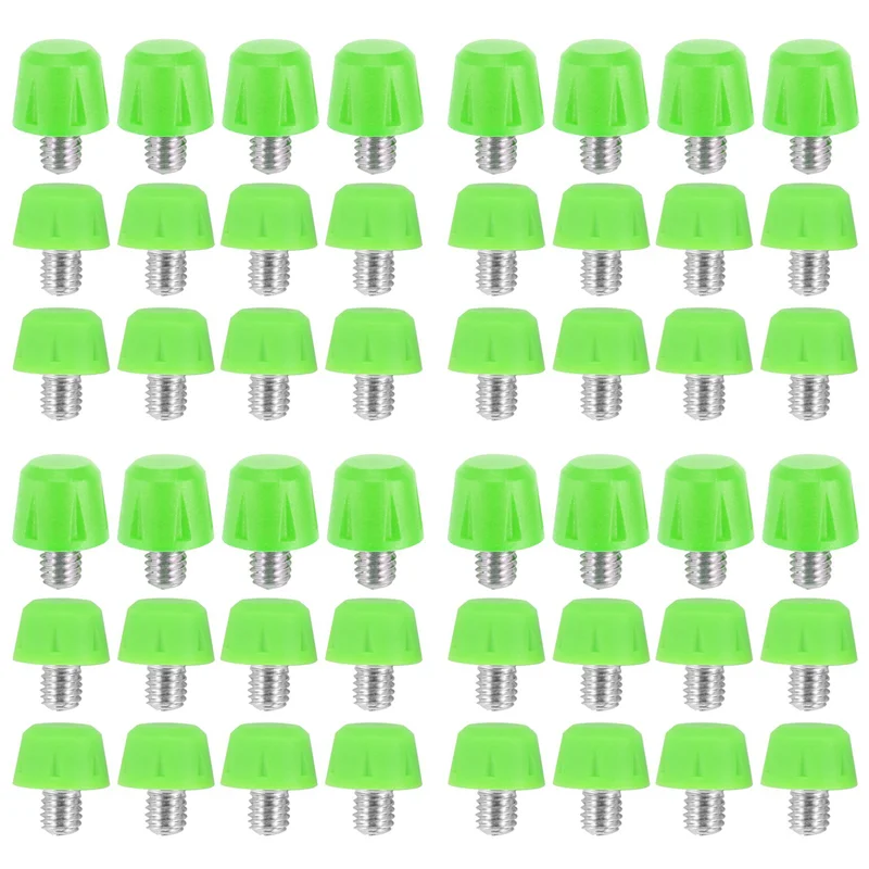 48 個のサッカーブーツスタッド滑り止めネジ M6 プロフェッショナル交換用スパイク SG から AG アディダスグリーン用