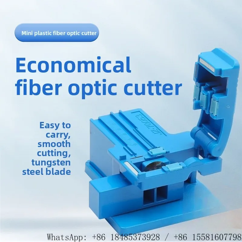 Mini Fiber Optic Cutter Tungsten Steel Blade FTTH Cable Cleaver Optical Fiber Cold Connection Hand Tool