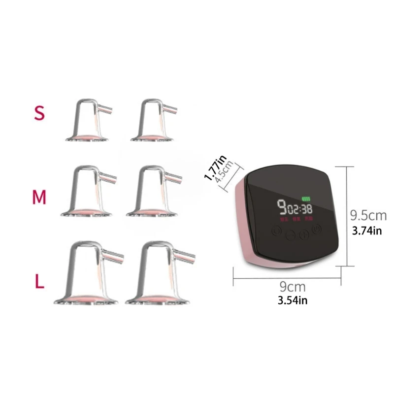 Elektrische tepelcorrector Automatische tepelcorrector voor platte, omgekeerde tepels Efficiënte zuignappen Correctie in 3