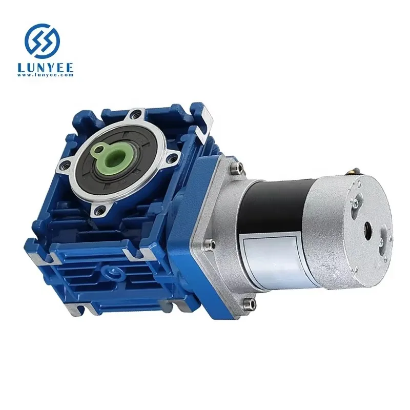 48V 2000W 2000rpm Brushless Worm Gearbox DC Motor