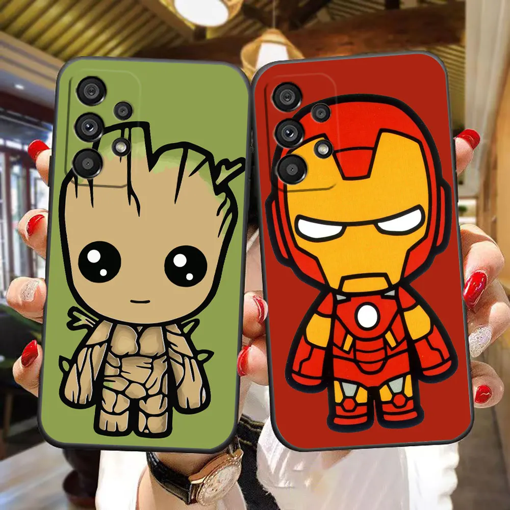 Marvel Groot Iran Spiderman Phone Case For Samsung Galaxy A80 A72 A71 A70 A55 A54 A53 A52 A50 A42 A35 A34 A33 A24 A23 A22 Case 