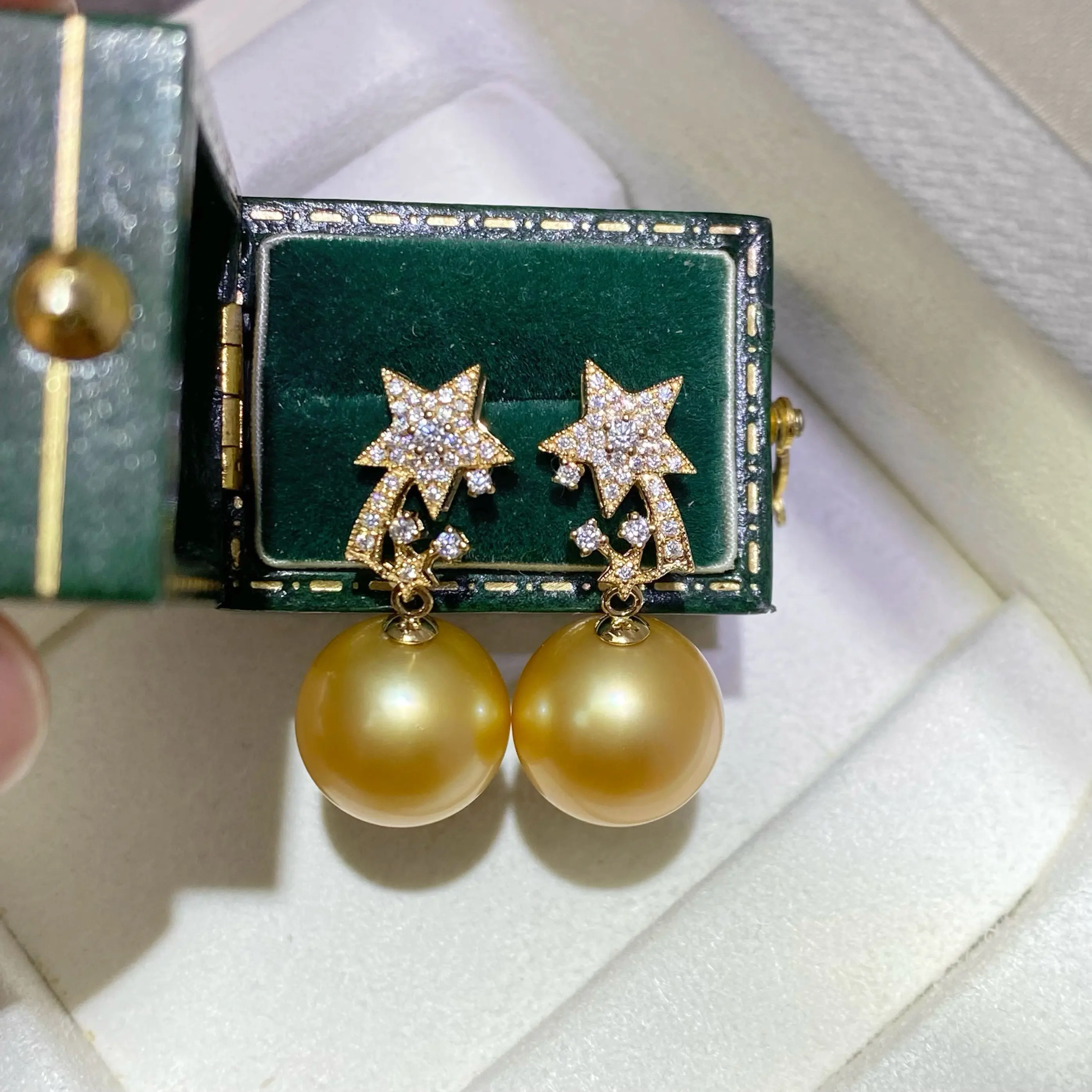 

Новые серьги-метеориты/Серьги из натурального круглого жемчуга AAAA 10-11 мм, модные, из серебра 925 пробы