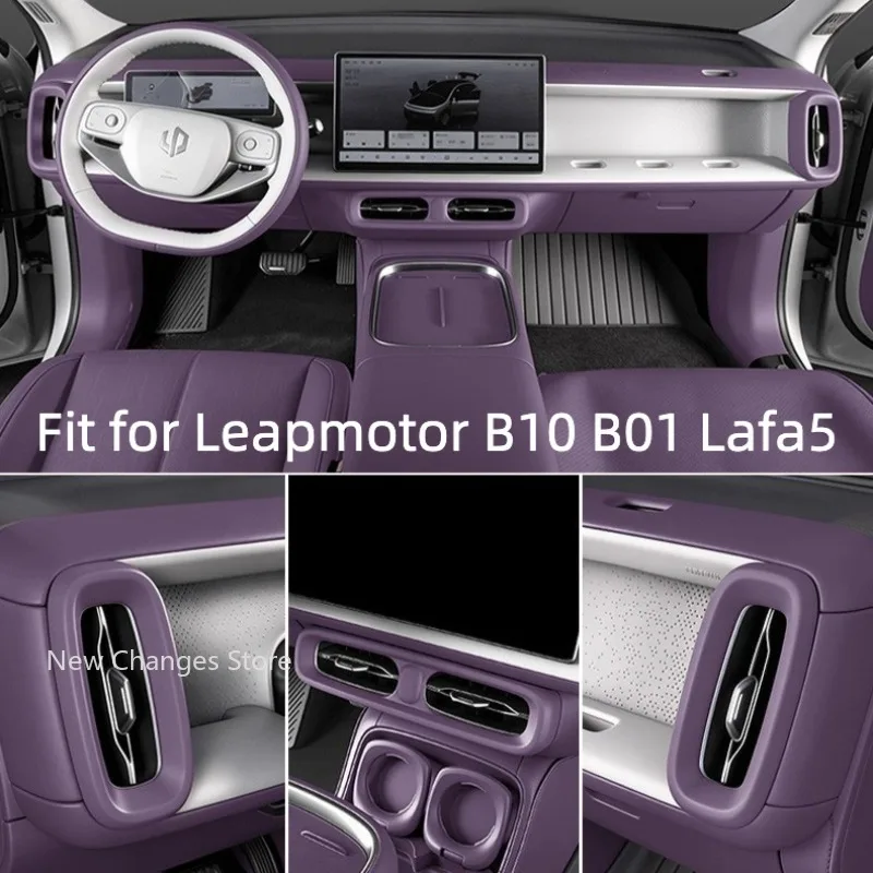 

For Leapmotor B10 B01 Lafa5 2025 2026 Auto Air Conditioning Outlet Cover Car Interior Accessories Upgrade Parts