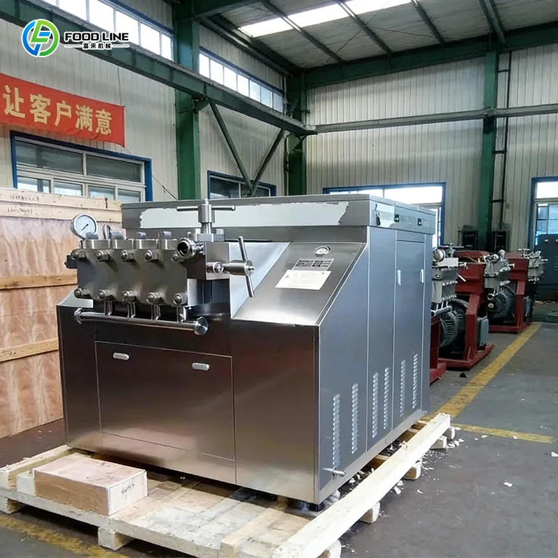 Industrial Stainless Steel Homogenizer Ice Cream Production Homogenizer