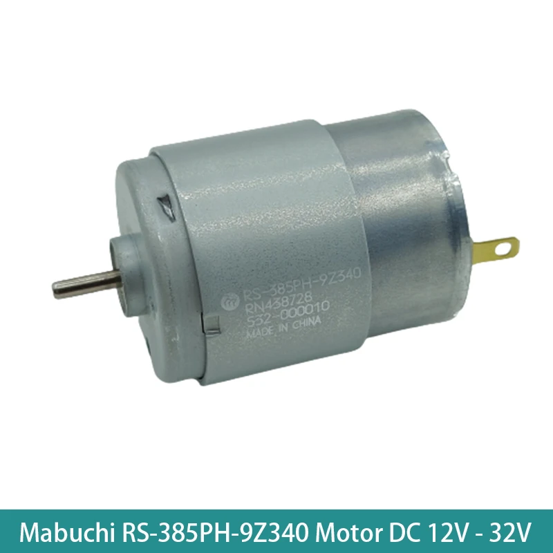 

Mabuchi RS-385PH-9Z340 Micro 385 Motor DC 12V 24V Low Speed Carbon Brush Micro 27.5mm Electric Motor DIY Home Appliances