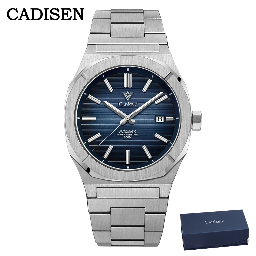 CADISEN 2026 Taucheruhr Saphir MIYOTA 8215 Deutscher Designer Herren Automatische mechanische Uhren 10 Bar Wasserdicht Geschenk mit Box