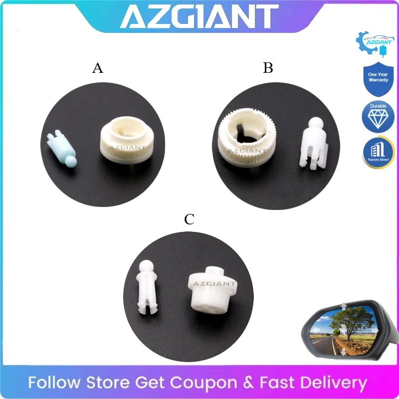 

AZGIANT Car Mirror Blind Spot Side Rear View Adjust Motor Inner Gear for Toyota Camry 2002-2020 Vulnerable Parts Repair Kits
