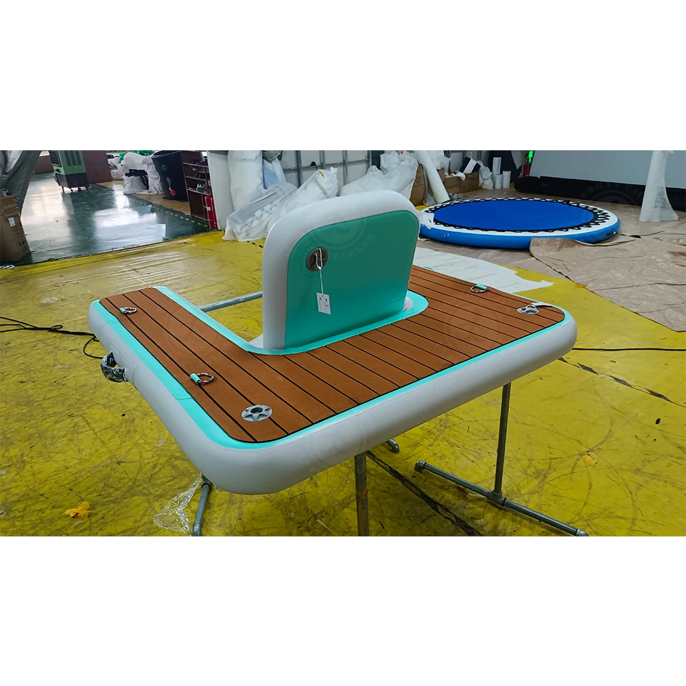 Pool Inflatable Island Floating Water Floating Air Sofa Chair for Yacht  Outdoor Floating Inflatable Chairs for Lake