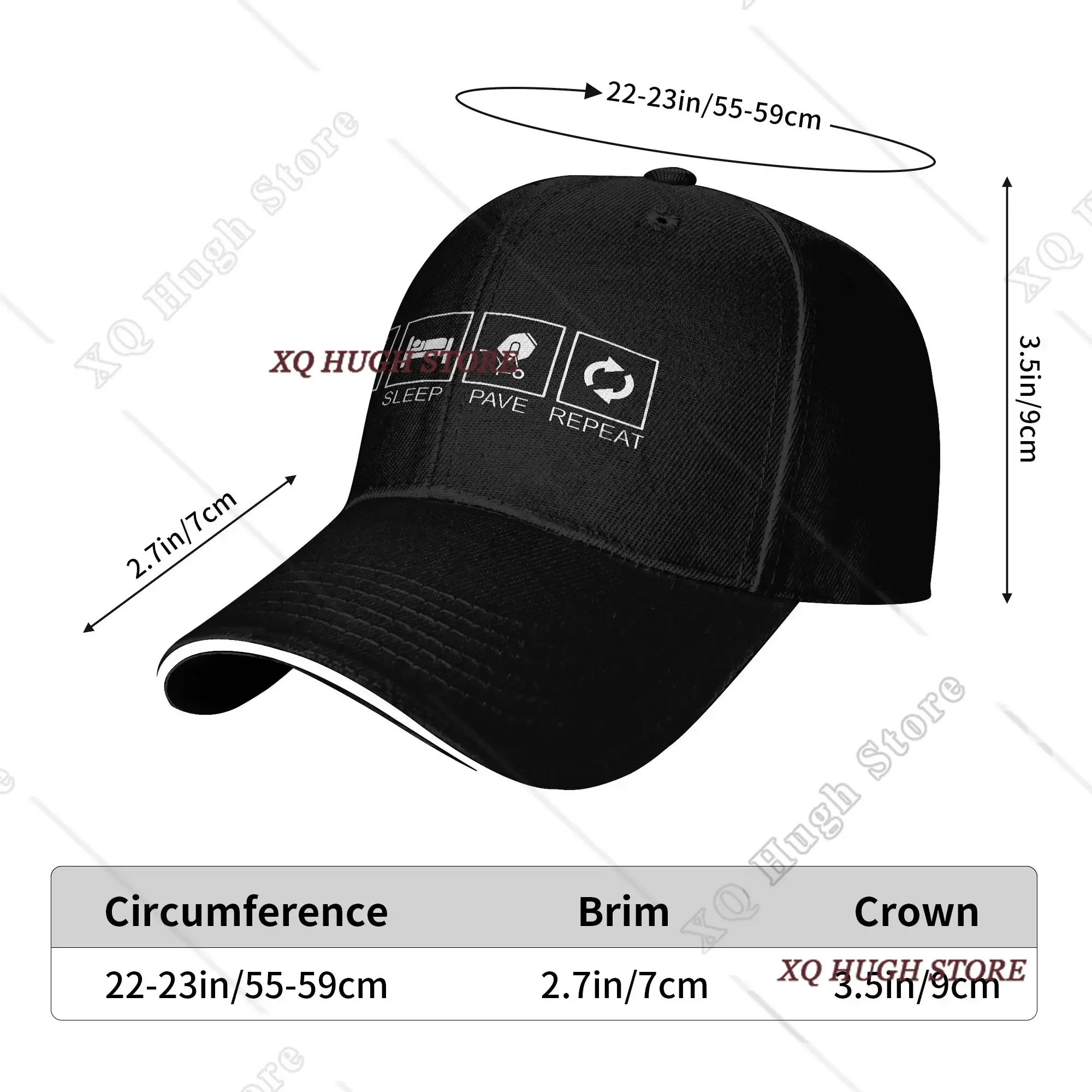 Eat Sleep Hunt Repeat Casual Baseball Cap  Outdoor Sports Hip Hop Hats Summer Breathable Women Men Vintage Baseball Caps